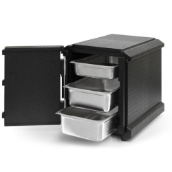 Conteneur isotherme ouverture frontal 83 Litres PORTE CHARNIERE