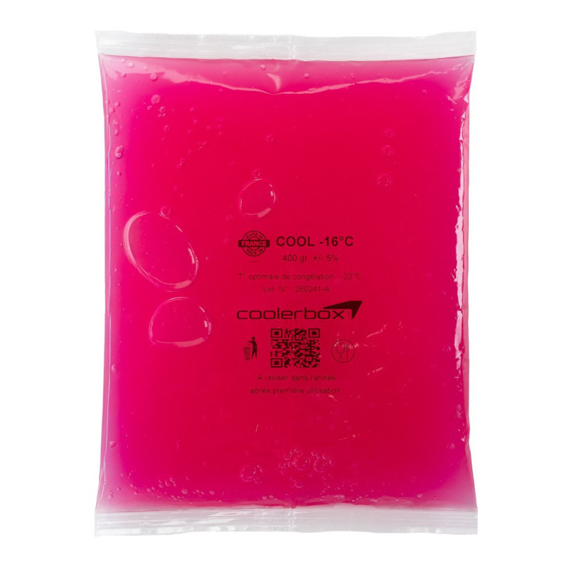 SACHET DE GEL EUTECTIQUE - accumulateur de froid 500g -16°C pain glace