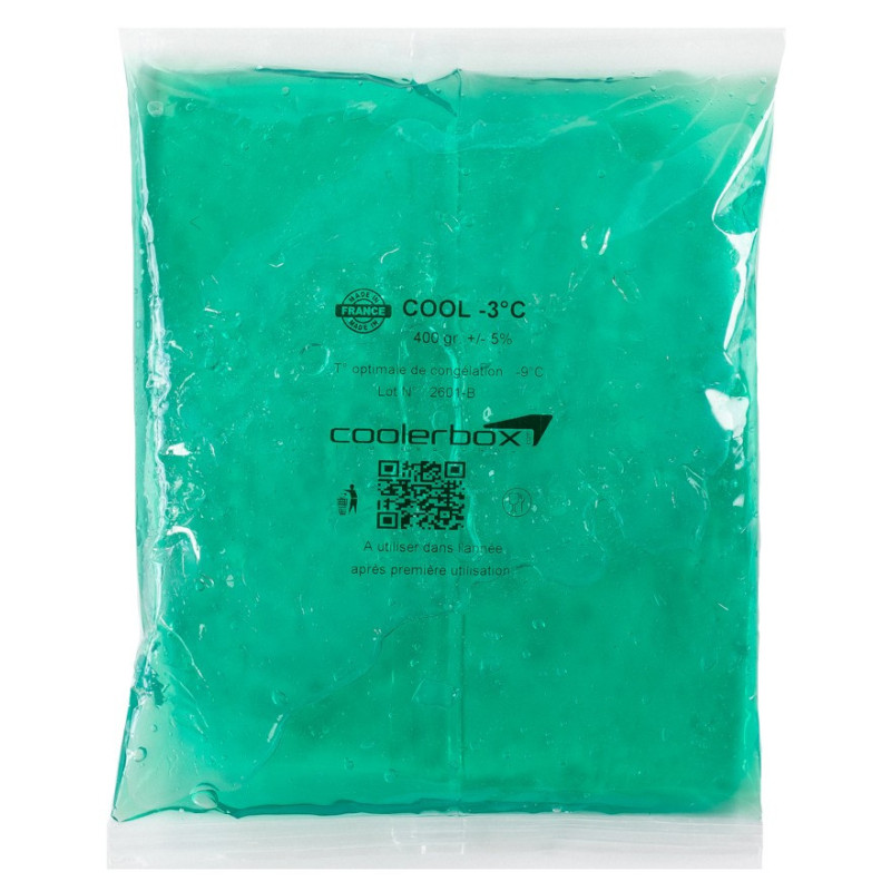 SACHET DE GEL EUTECTIQUE x50 400G -3°C - GEL COLD PACK ET REFRIGERANT