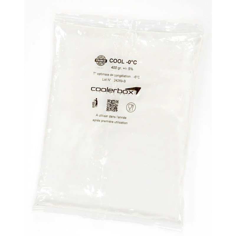 SACHET DE GEL EUTECTIQUE - accumulateur de froid 400g 0°C pain glace