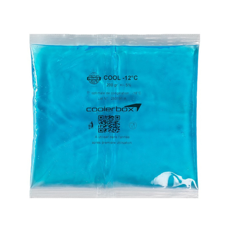 SACHET DE GEL EUTECTIQUE - accumulateur de froid 200g -12°C pain glace