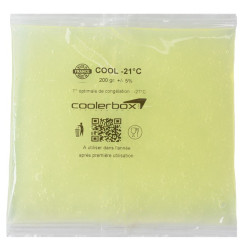 SACHET DE GEL EUTECTIQUE 200GR-21°C - GEL COLD PACK - GEL REFRIGERANT